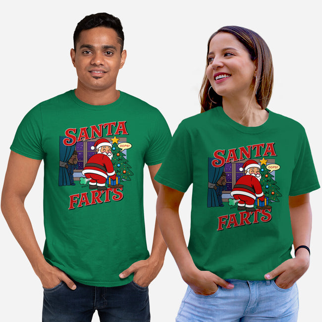 Santa Farts-Unisex-Basic-Tee-Boggs Nicolas