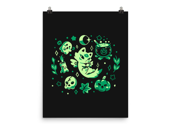 Green Halloween Vibes