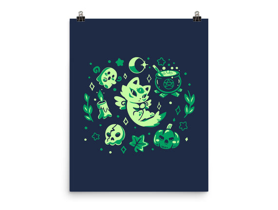 Green Halloween Vibes