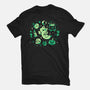 Green Halloween Vibes-Mens-Basic-Tee-TechraNova