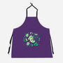 Green Halloween Vibes-Unisex-Kitchen-Apron-TechraNova