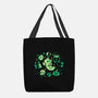 Green Halloween Vibes-None-Basic Tote-Bag-TechraNova