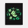 Green Halloween Vibes-None-Stretched-Canvas-TechraNova