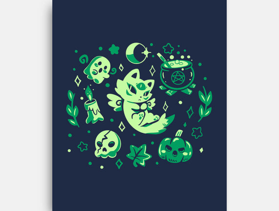 Green Halloween Vibes