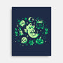 Green Halloween Vibes-None-Stretched-Canvas-TechraNova