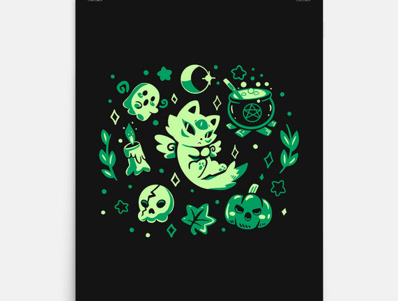 Green Halloween Vibes