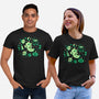 Green Halloween Vibes-Unisex-Basic-Tee-TechraNova
