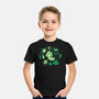 Green Halloween Vibes-Youth-Basic-Tee-TechraNova