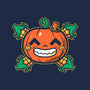 Pumpkin Corn Crossbones-Womens-Fitted-Tee-krisren28