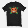 Pumpkin Corn Crossbones-Mens-Heavyweight-Tee-krisren28
