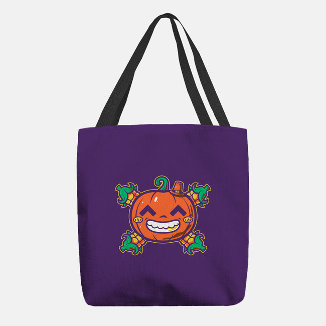 Pumpkin Corn Crossbones-None-Basic Tote-Bag-krisren28
