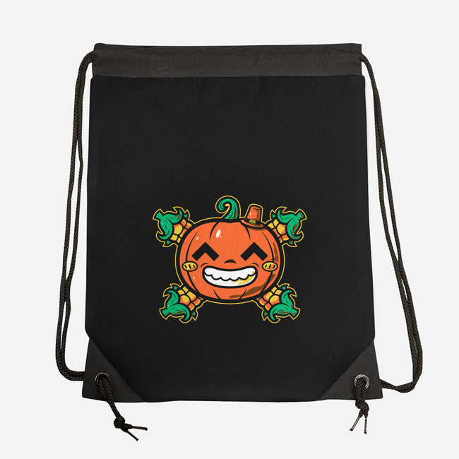 Pumpkin Corn Crossbones-None-Drawstring-Bag-krisren28