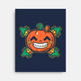 Pumpkin Corn Crossbones-None-Stretched-Canvas-krisren28