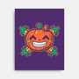 Pumpkin Corn Crossbones-None-Stretched-Canvas-krisren28