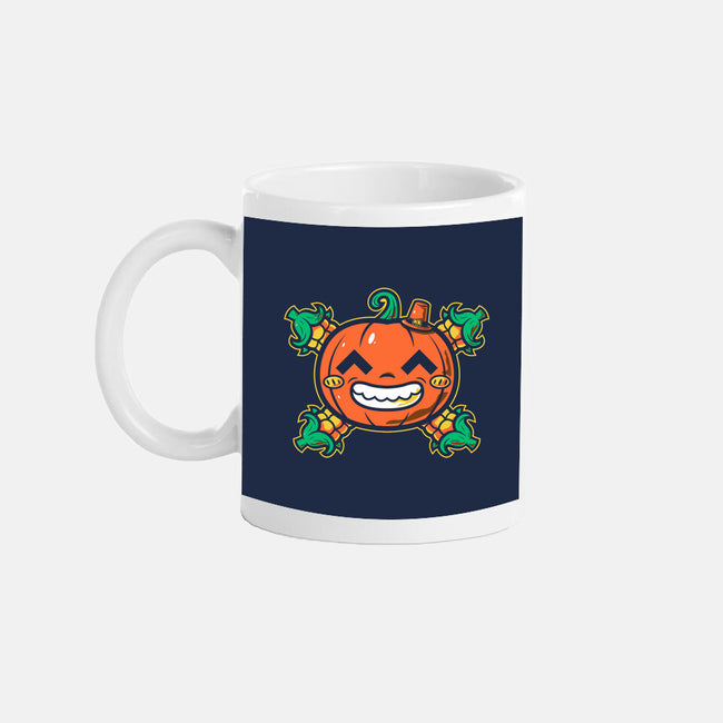 Pumpkin Corn Crossbones-None-Mug-Drinkware-krisren28