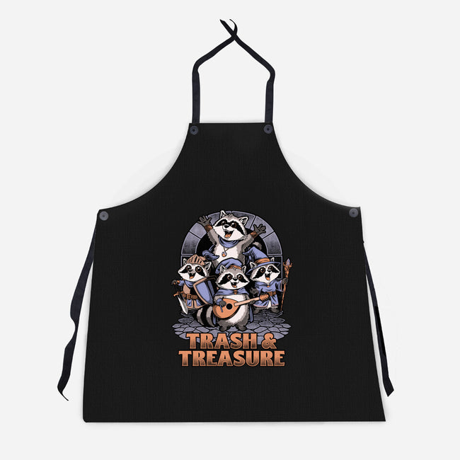 RPG Raccoon Crew-Unisex-Kitchen-Apron-Studio Mootant