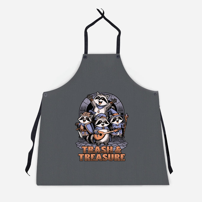 RPG Raccoon Crew-Unisex-Kitchen-Apron-Studio Mootant