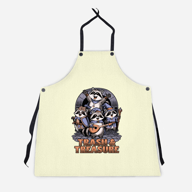 RPG Raccoon Crew-Unisex-Kitchen-Apron-Studio Mootant