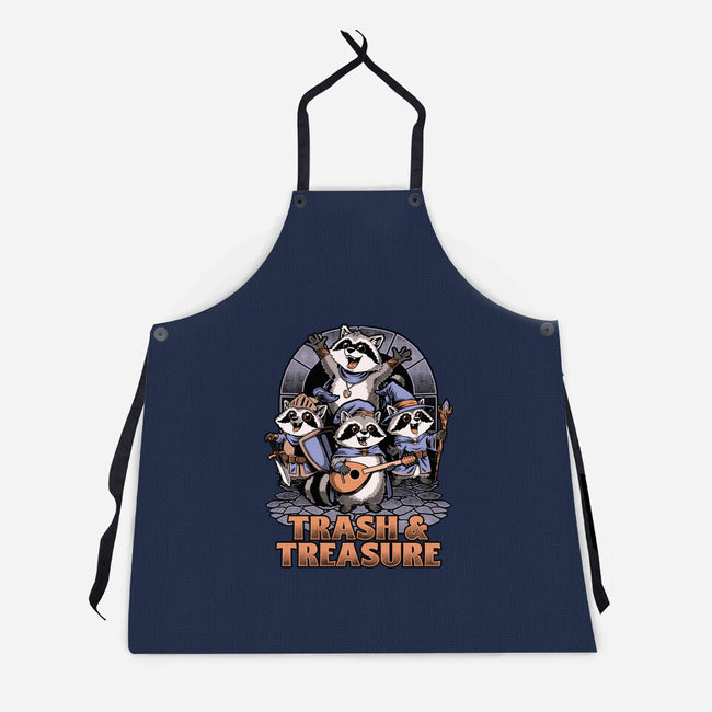 RPG Raccoon Crew-Unisex-Kitchen-Apron-Studio Mootant