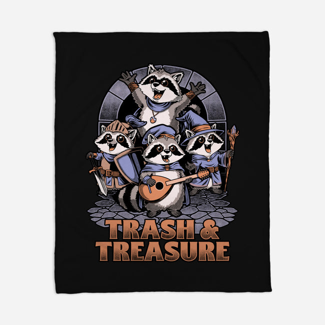 RPG Raccoon Crew-None-Fleece-Blanket-Studio Mootant