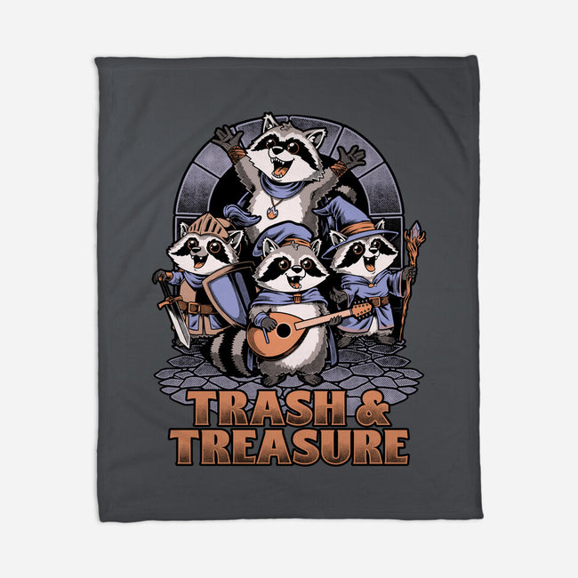 RPG Raccoon Crew-None-Fleece-Blanket-Studio Mootant