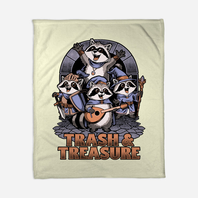 RPG Raccoon Crew-None-Fleece-Blanket-Studio Mootant