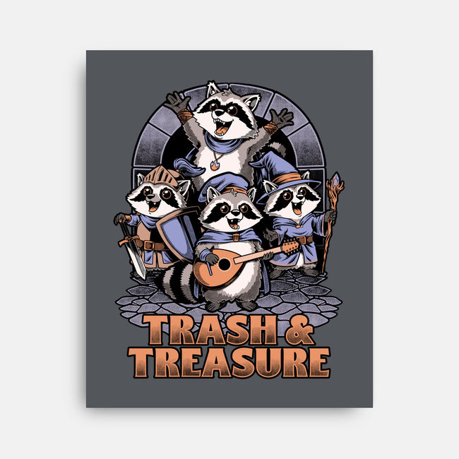 RPG Raccoon Crew-None-Stretched-Canvas-Studio Mootant
