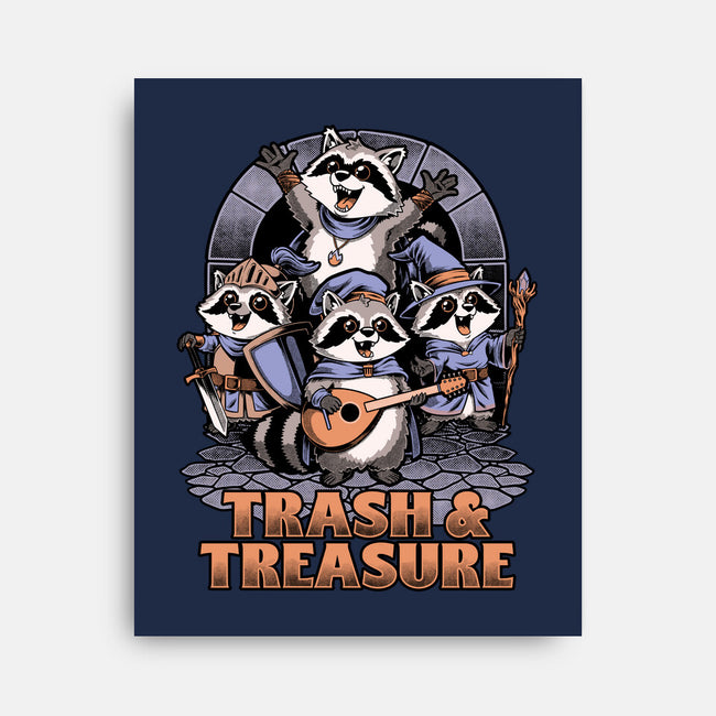 RPG Raccoon Crew-None-Stretched-Canvas-Studio Mootant