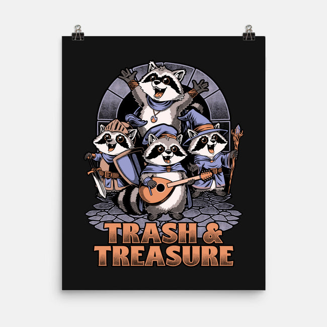 RPG Raccoon Crew-None-Matte-Poster-Studio Mootant
