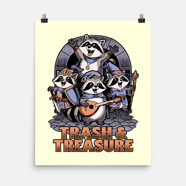 RPG Raccoon Crew-None-Matte-Poster-Studio Mootant