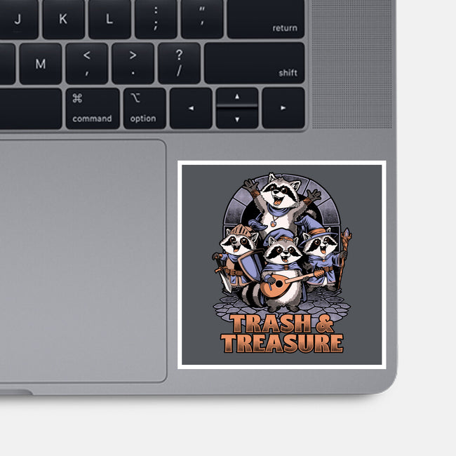 RPG Raccoon Crew-None-Glossy-Sticker-Studio Mootant