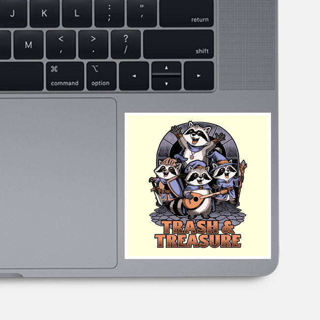 RPG Raccoon Crew-None-Glossy-Sticker-Studio Mootant