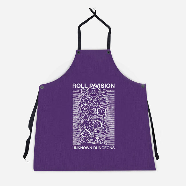 RPG Dice Music Album-Unisex-Kitchen-Apron-Studio Mootant