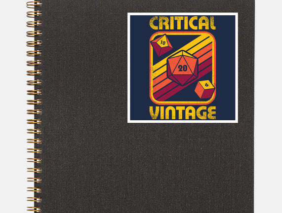 RPG Vintage Critical Dice
