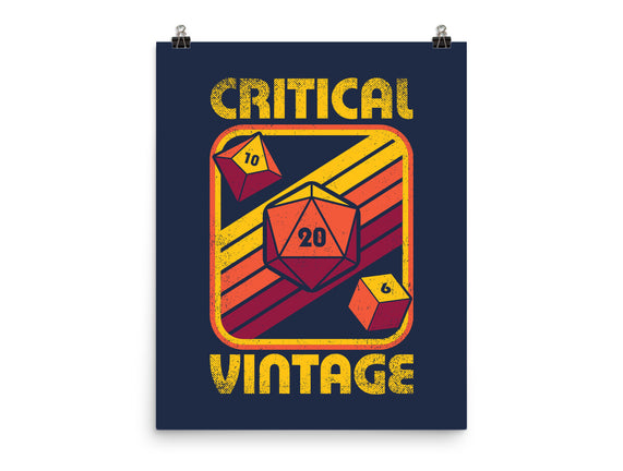 RPG Vintage Critical Dice
