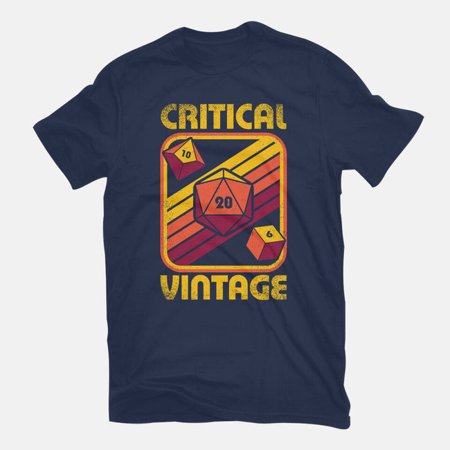 RPG Vintage Critical Dice-Womens-Fitted-Tee-Studio Mootant