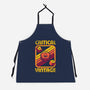 RPG Vintage Critical Dice-Unisex-Kitchen-Apron-Studio Mootant