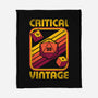 RPG Vintage Critical Dice-None-Fleece-Blanket-Studio Mootant