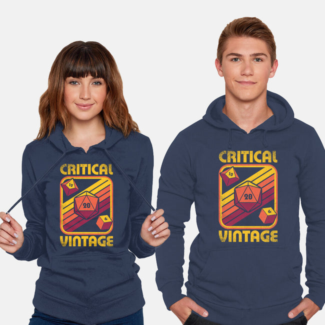 RPG Vintage Critical Dice-Unisex-Pullover-Sweatshirt-Studio Mootant