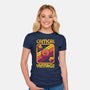 RPG Vintage Critical Dice-Womens-Fitted-Tee-Studio Mootant