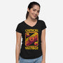 RPG Vintage Critical Dice-Womens-V-Neck-Tee-Studio Mootant