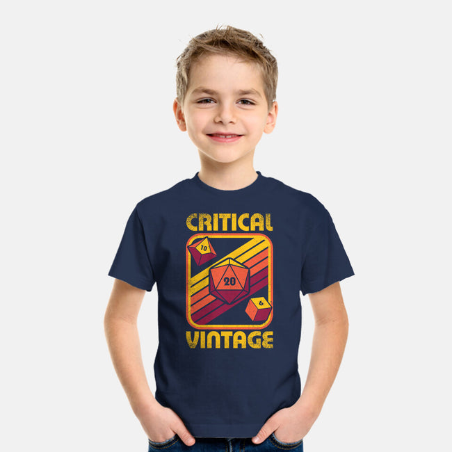 RPG Vintage Critical Dice-Youth-Basic-Tee-Studio Mootant
