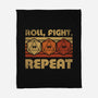 RPG Vintage Roll Fight-None-Fleece-Blanket-Studio Mootant
