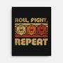 RPG Vintage Roll Fight-None-Stretched-Canvas-Studio Mootant