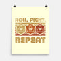 RPG Vintage Roll Fight-None-Matte-Poster-Studio Mootant