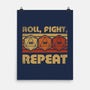 RPG Vintage Roll Fight-None-Matte-Poster-Studio Mootant