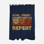 RPG Vintage Roll Fight-None-Polyester-Shower Curtain-Studio Mootant