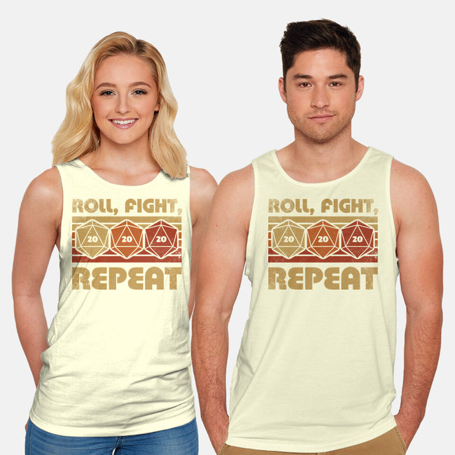 RPG Vintage Roll Fight-Unisex-Basic-Tank-Studio Mootant