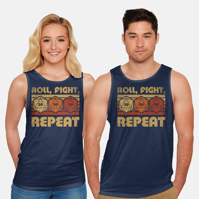 RPG Vintage Roll Fight-Unisex-Basic-Tank-Studio Mootant