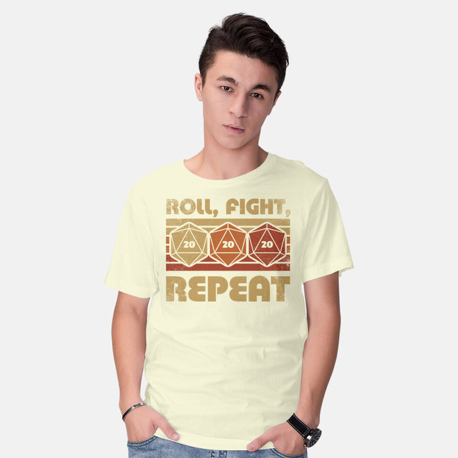 RPG Vintage Roll Fight-Mens-Basic-Tee-Studio Mootant